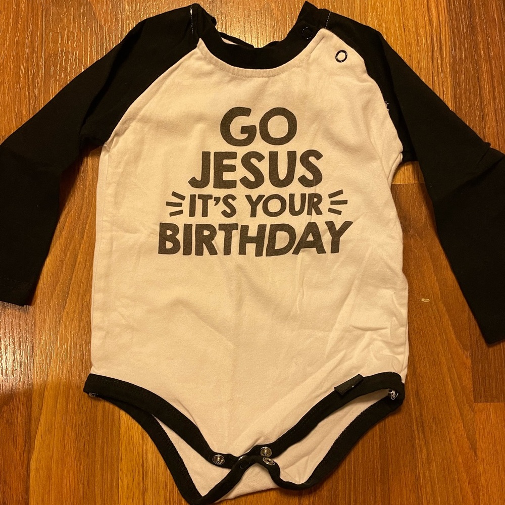 Go Jesus It’s your birthday- onesie